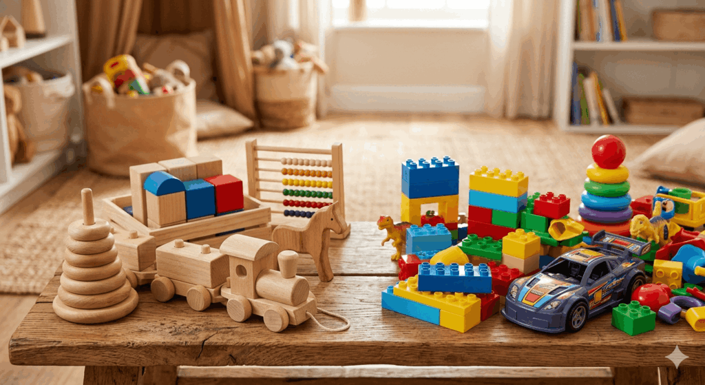 Holzspielzeug vs. Plastik Ein Vergleich für bewusste Eltern