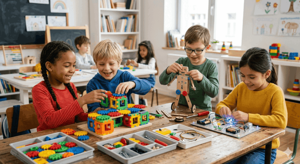 MINT-Spielzeug für Grundschüler Spielerisch lernen mit Mathematik, Informatik, Naturwissenschaft und Technik