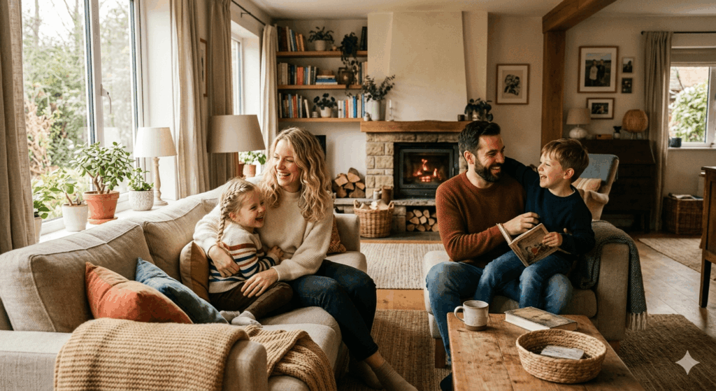 Gemütliches Familienzimmer einrichten – Ideen 2026