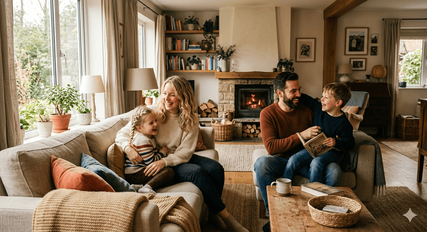 Gemütliches Familienzimmer einrichten – Ideen 2026