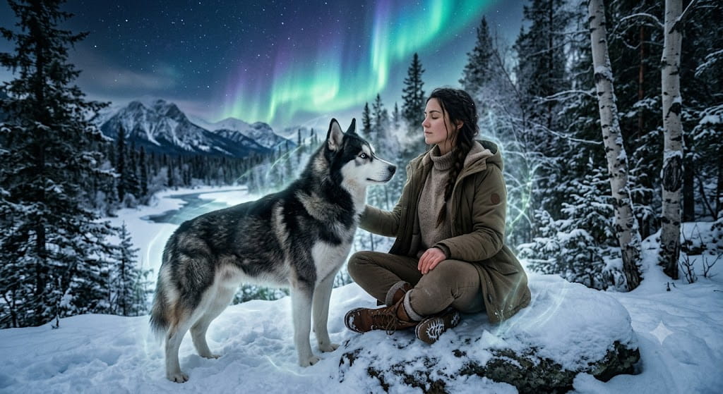 Krafttier Husky – Spirituelle Bedeutung 2026