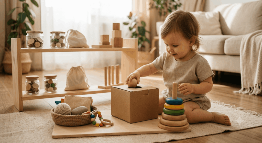 Montessori Spielzeug 1 Jahr selber machen Ideen und Tipps 2026