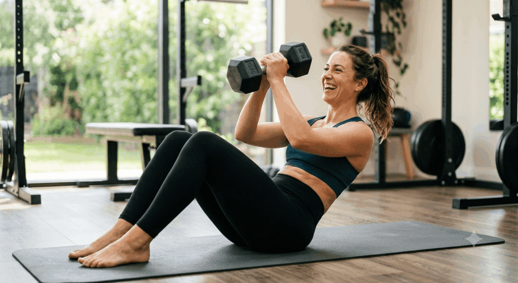 Bauch Übung mit Gewicht 2026 Effektives Training für eine starke Körpermitte