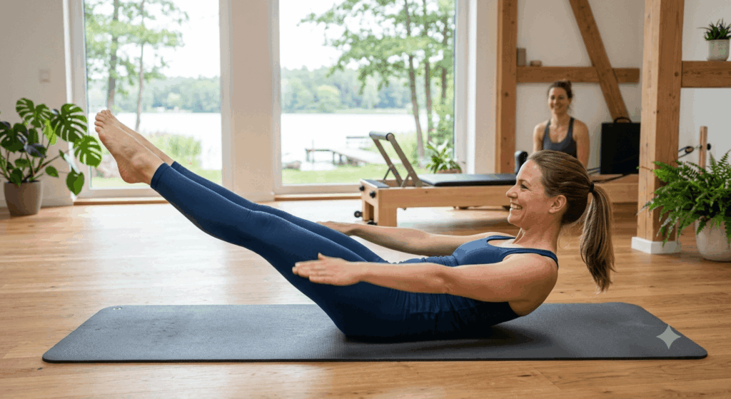 Pilates Übung The Hundred Anleitung, Technik und Vorteile der klassischen Pilates-Übung 2026