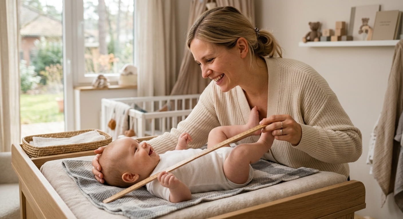 Baby-Tabelle Größe und Gewicht nach Alter (Stand 2026)