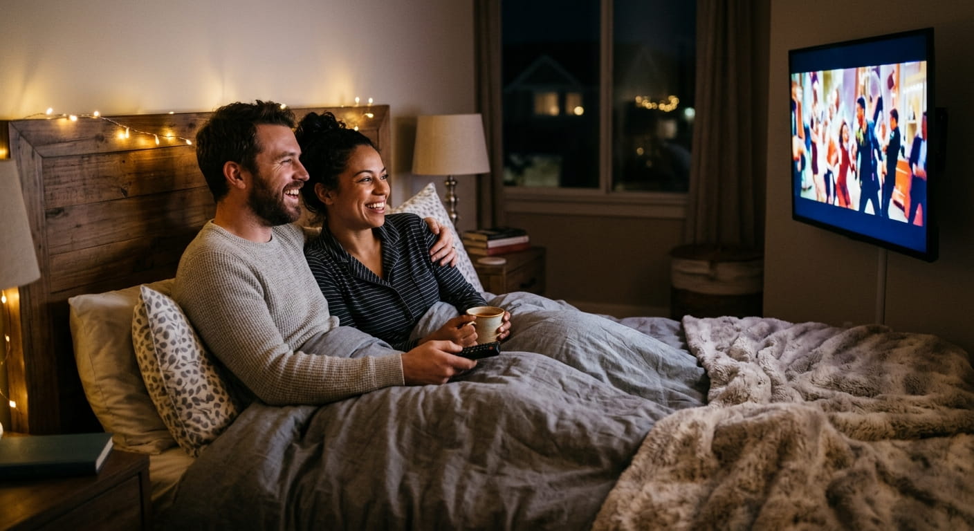 Als Elternpaar abends entspannen Film- und Serientipps 2026